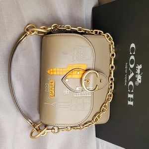 Coach X Jean-Michel Basquiat Beat Shoulder Style 6894 NWT